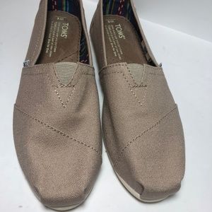 Toms Classics Light Grey Canvas Women's Shoes